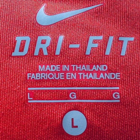 NIKE Running Miler Dri Fit STAY WARM Long Sleeved Running Workout Shirt Orange L - Picture 5 of 6